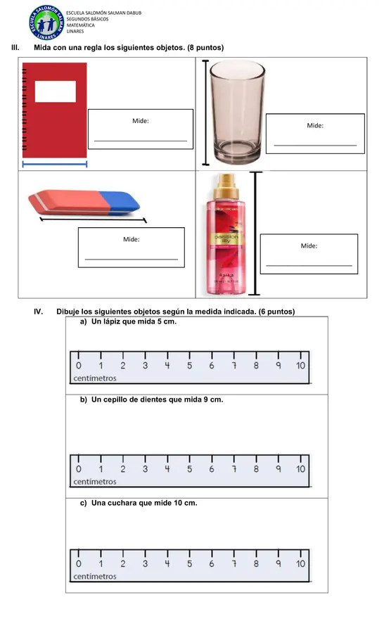 Evaluación Unidades de Medidas