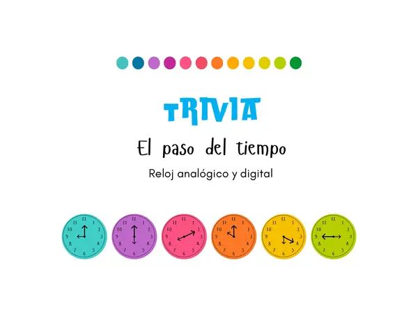 El paso del tiempo