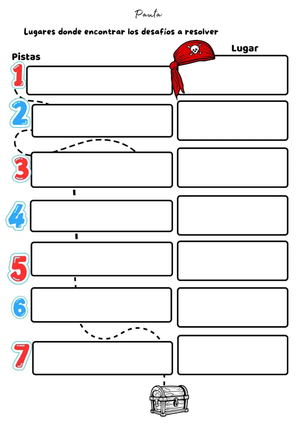 Búsqueda del tesoro para adaptar a cualquier clase 
