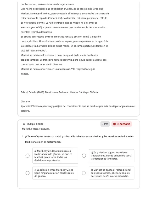Ensayo exámenes libres 4° Medio Lengua y Literatura