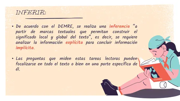 Inferencias y Propósitos Comunicativos: Estrategias Clave para Comprensión Lectora PPT editable