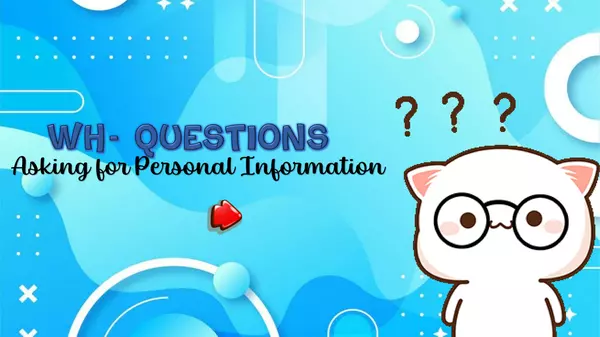 Personal information: Introducing yourself