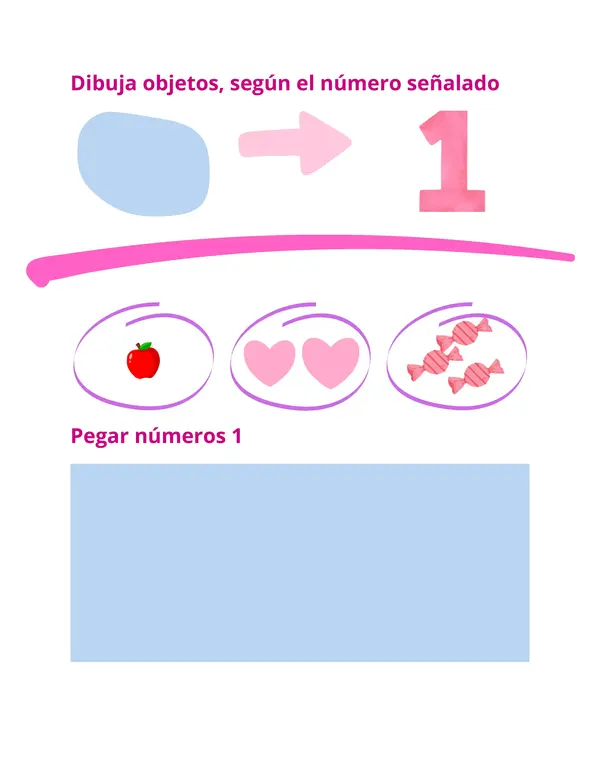Guía de números hasta el 5