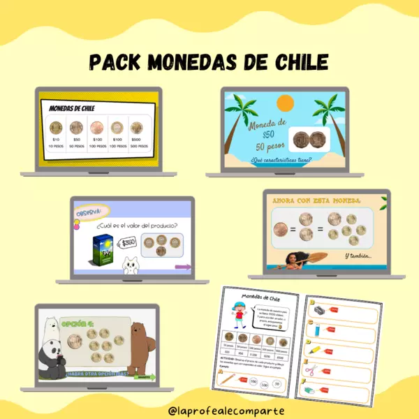 Pack Monedas de Chile