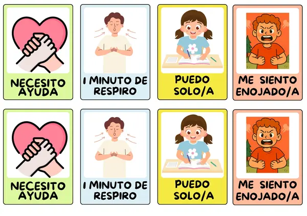 Tarjetas de regulación emocional