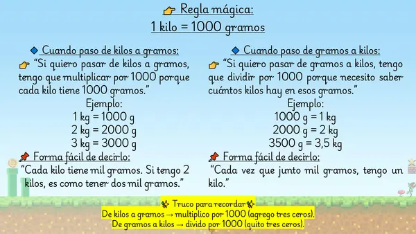 KILOS Y GRAMOS