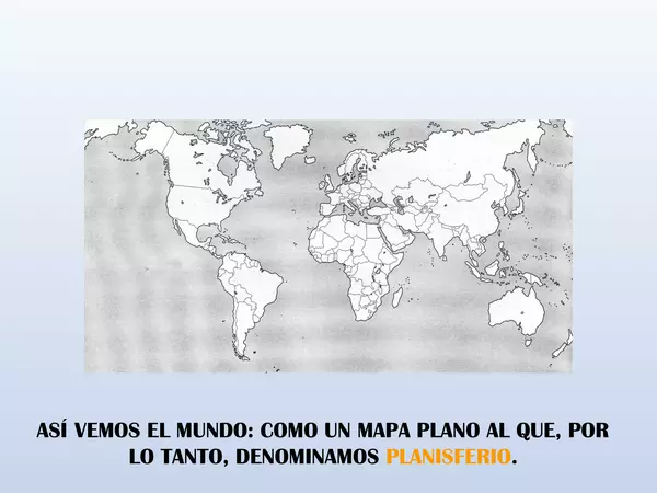 Presentacion de clase "las coordenadas geograficas",Historia  Cuarto basico 
