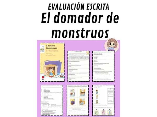  Evaluación Plan Lector "El domador de monstruos" 