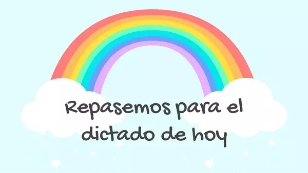 Escritura de palabras