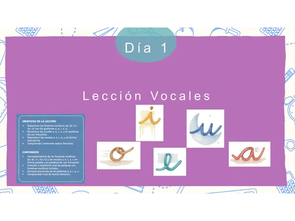 Día 1 Lección Vocales Método Matte