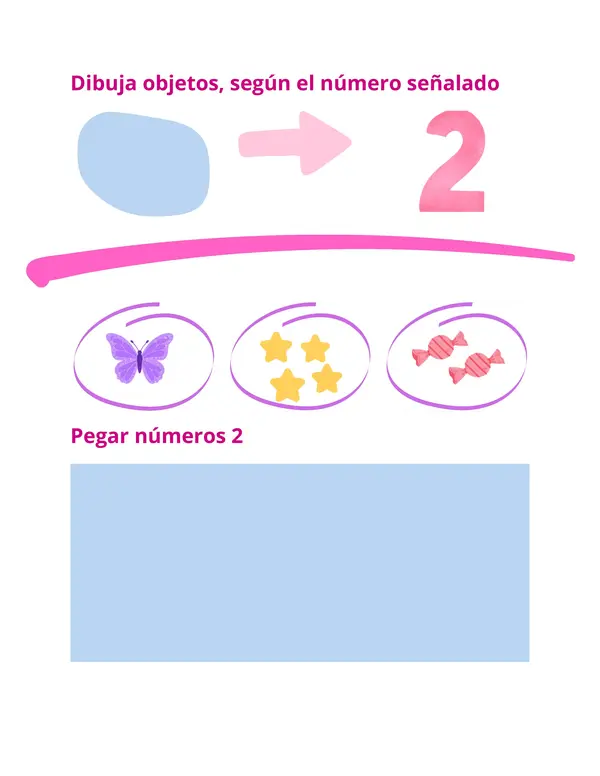 Guía de números hasta el 5