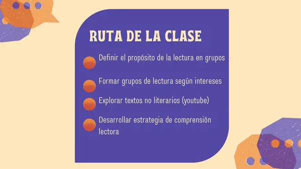 Estrategia de comprensión lectora: lectura en grupos