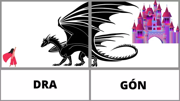 PUZZLES SÍLABAS TRABADAS DR O DÍFONO DR