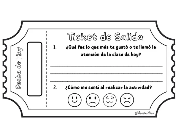 "Ticket de Salida"