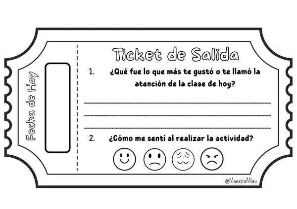"Ticket de Salida"