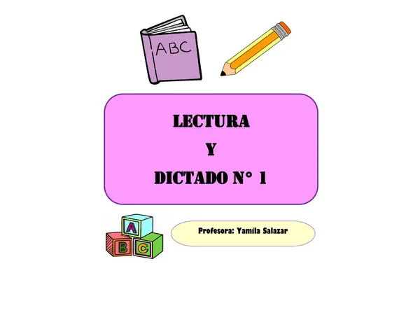 Cuadernillo de lectura y escritura todas las consonantes 1° básico