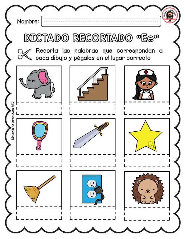 DICTADO RECORTADO VOCALES