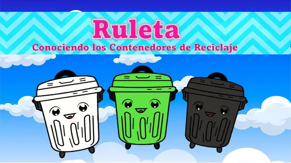 ¿Cuáles son los 3 contenedores de reciclaje?