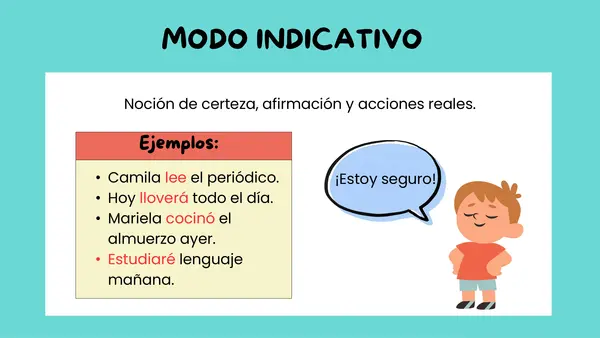 modos verbales