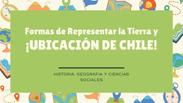 ppt mapas: ubicación de chile 1° Básico + actividad 
