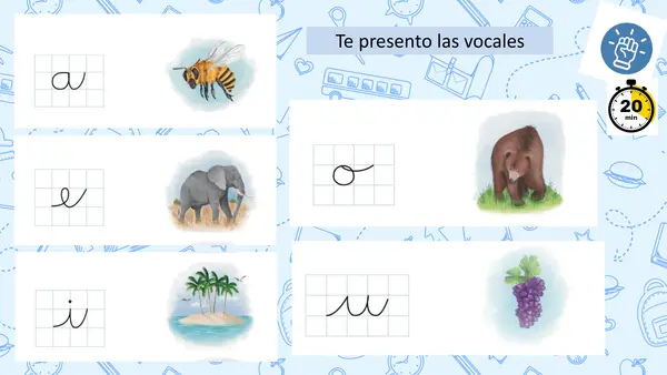 Día 1 Lección Vocales Método Matte