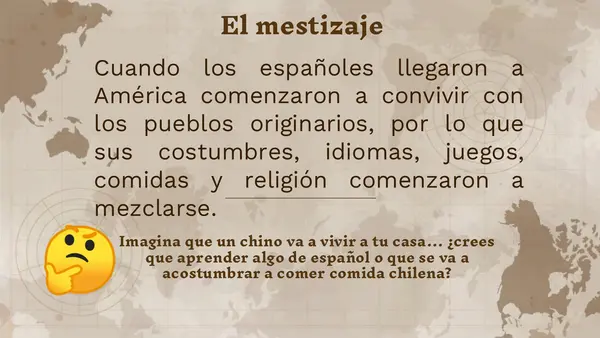 El mestizaje