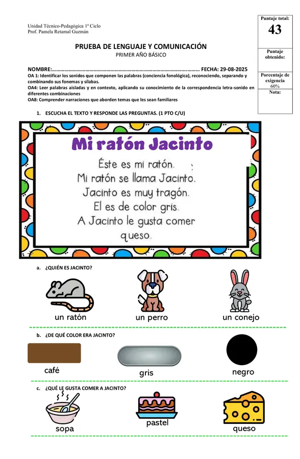 Evaluación Método Matte hasta vaso