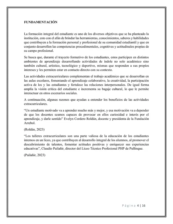propuesta de talleres