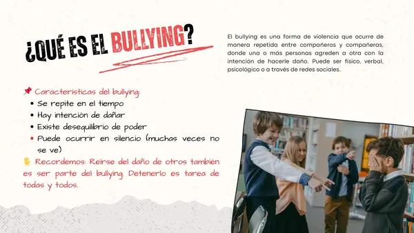 Bullying – Guía para prevenir, identificar y actuar