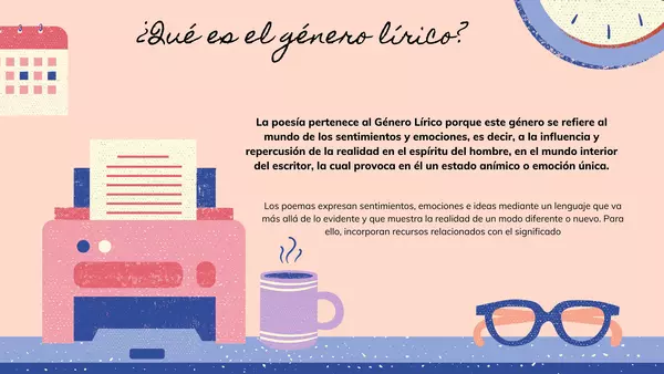 Género lírico: autorretratos.