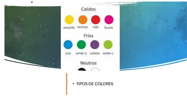 COLORES CÁLIDOS Y FRÍOS