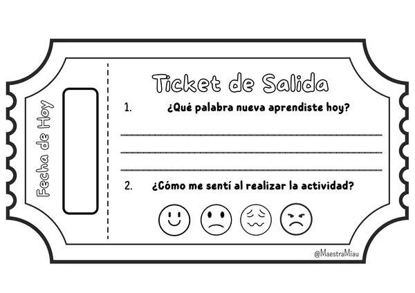 "Ticket de Salida"