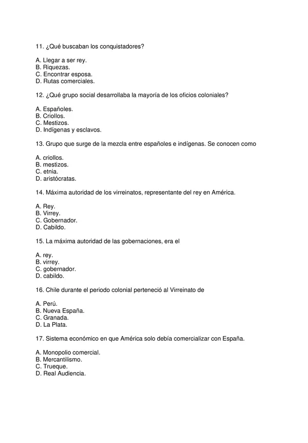 PRUEBA DIAGNOSTICO, HISTORIA, SEXTO BASICO CON SOLUCIONES