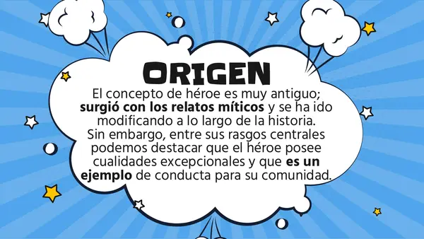 El HÉROE en la literatura 7° Lengua y literatura