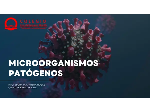 MICROORGANISMOS  PATÓGENOS