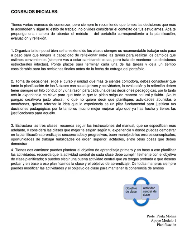 GUIA PASO A PASO  PARA  FORMULAR  MODULO 1 PLANIFICACION Y EVALUACIÓN DOCENTE