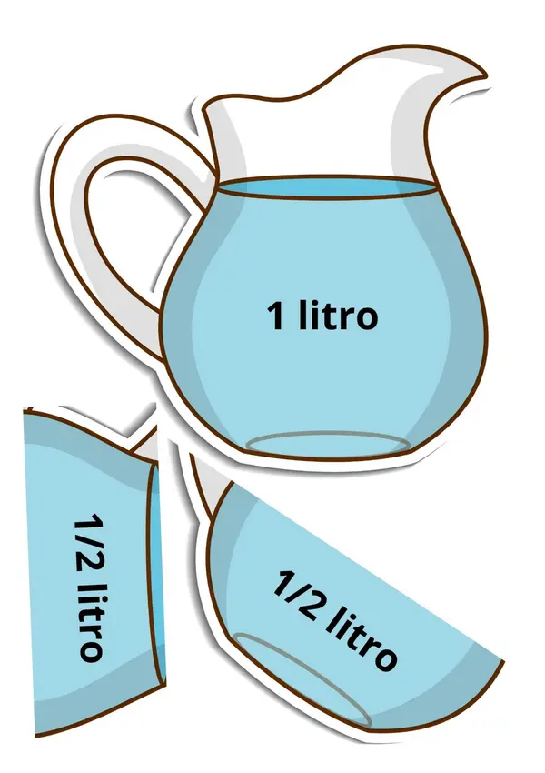 Posters "Unidades de medida kilo y litros"