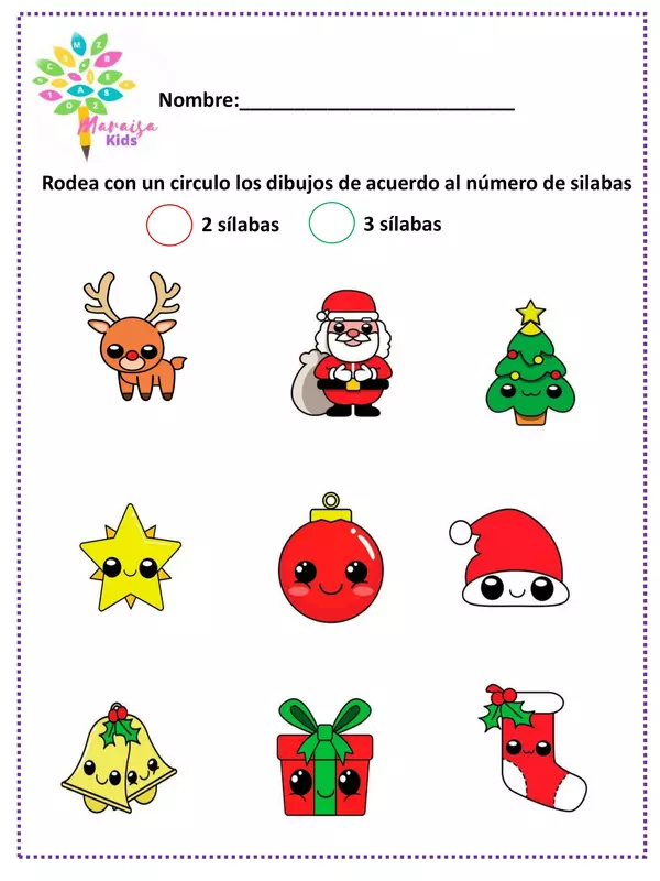 Conciencia Fonológica Navideña 