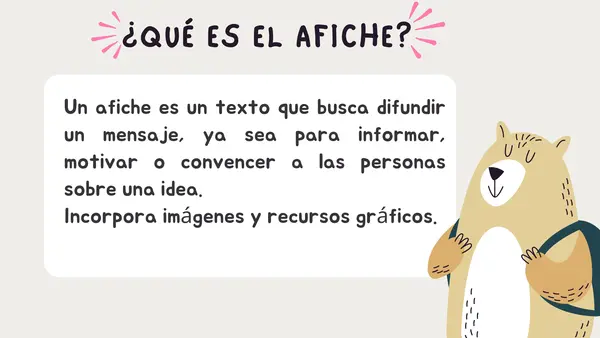Clase del afiche