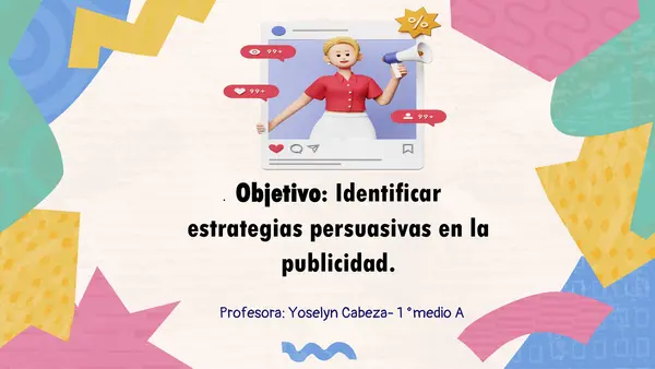 Clase de comunicación y sociedad- Identificar estrategias persuasivas.