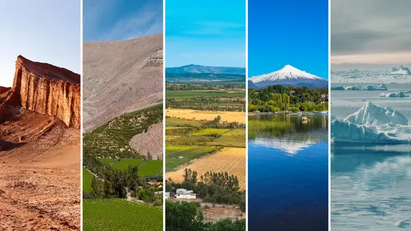Las Zonas Naturales de Chile