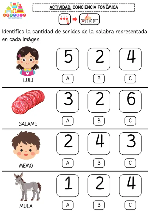 Cuadernillo Impulso lector - habilidades precursoras de la lectura 