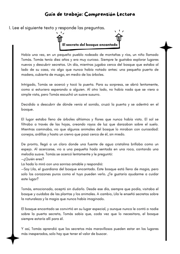 Comprensión lectora