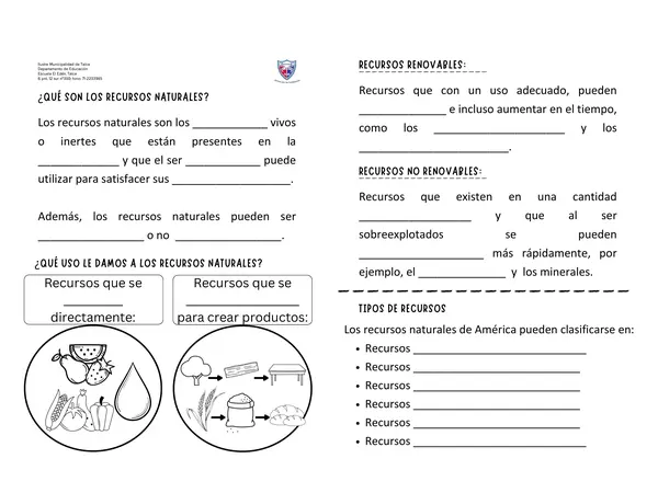 Recursos Naturales: Renovables y no renovables