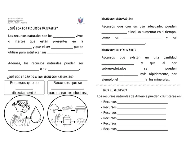 Recursos Naturales: Renovables y no renovables