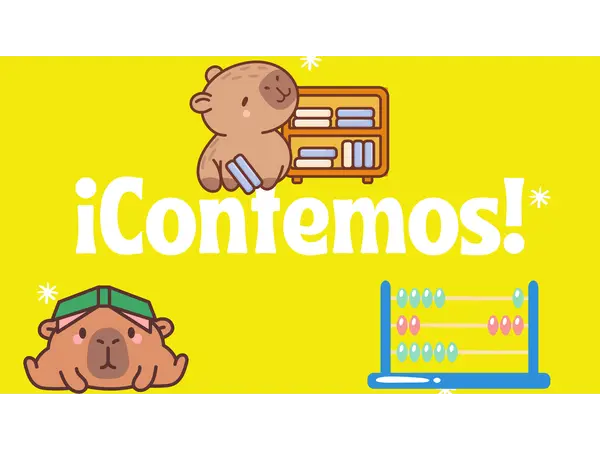 Conteo de número 1 al 10 con capibara 