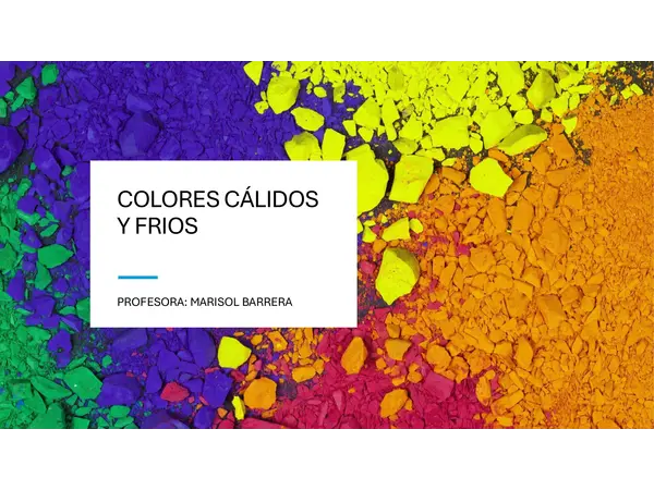 COLORES CÁLIDOS Y FRÍOS