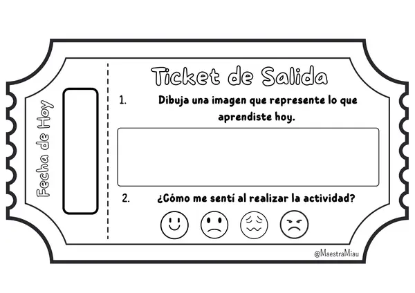 "Ticket de Salida"