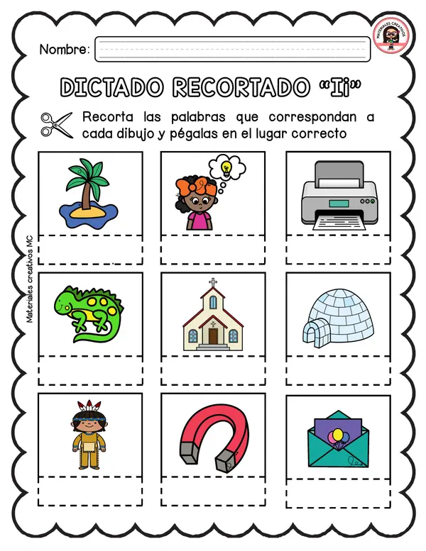DICTADO RECORTADO VOCALES