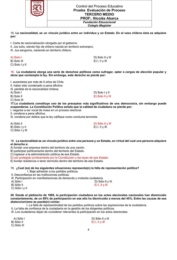 Prueba de nacionalidad-ciudadanía